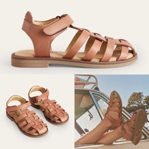 Mini Boden Brown Fisherman Sandals Size 12 or EU 29